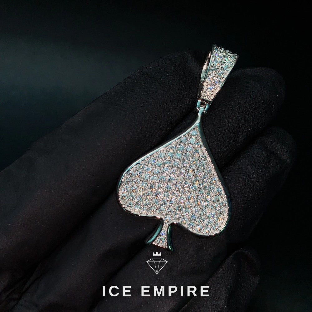 Iced Out 925 Silver Moissanite Pendant