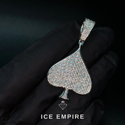 Iced Out 925 Silver Moissanite Pendant