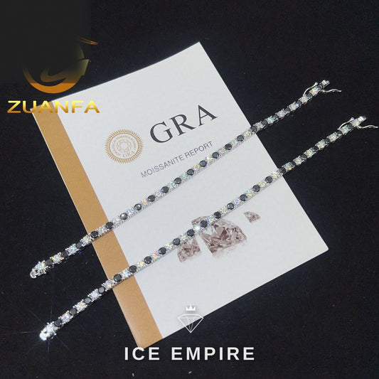 Iced Out Rose Gold Plated Moissanite Cuban Chain