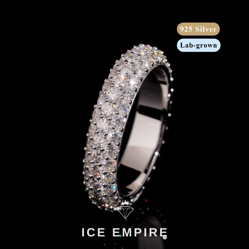 Iced Out 925 Silver Lab Grown Diamond Pendant