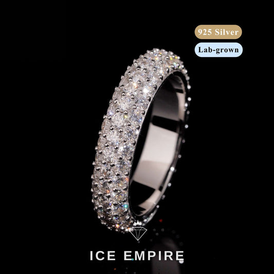 Iced Out 925 Silver Lab Grown Diamond Pendant