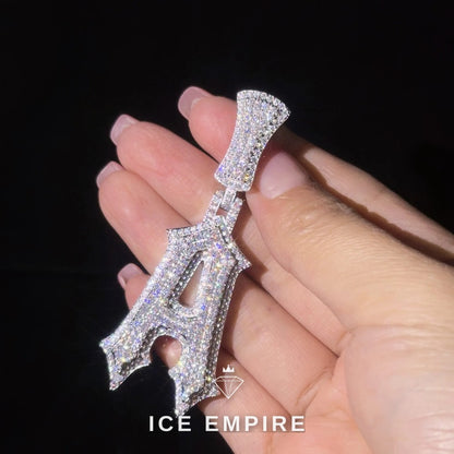 Iced Out Rose Gold Plated Moissanite Pendant