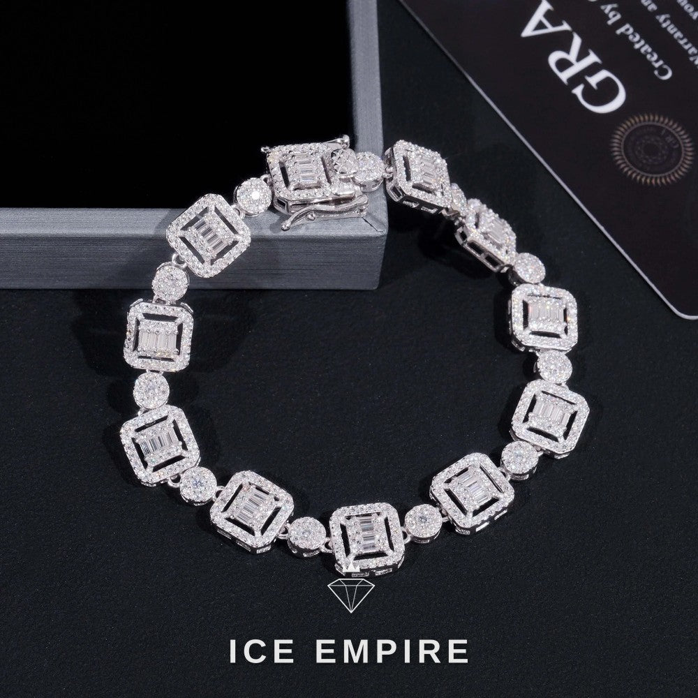 Iced Out Gold Plated Moissanite Cuban Chain