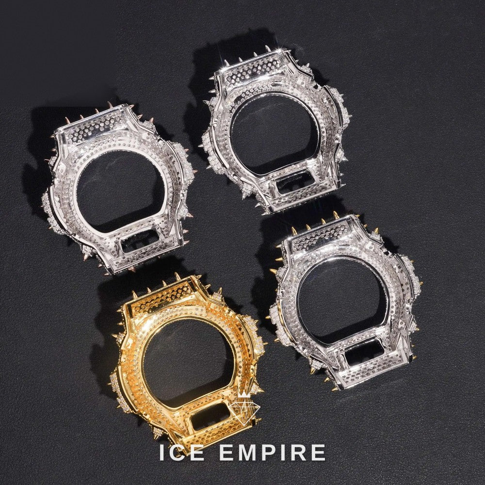 Iced Out Gold Plated Moissanite Watch