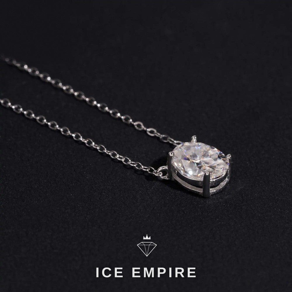 Iced Out Rose Gold Plated Moissanite Cuban Chain