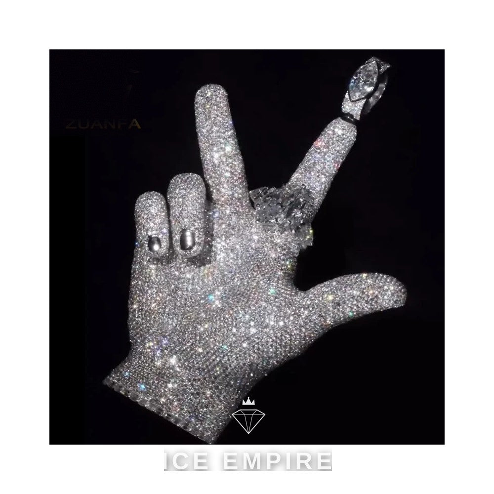 Iced Out 925 Silver Moissanite Pendant