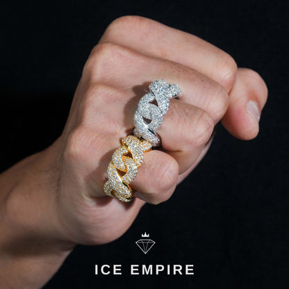 Iced Out 925 Silver Moissanite Cuban Chain