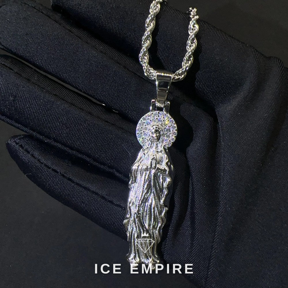 Iced Out 925 Silver Moissanite Pendant