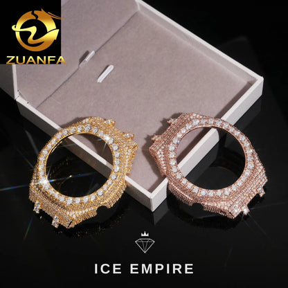 Iced Out 925 Silver Moissanite Watch