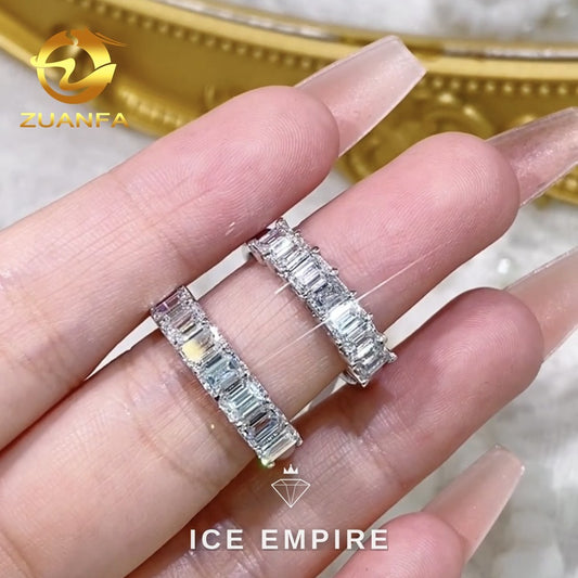 Iced Out Gold Plated Lab Grown Diamond Ring