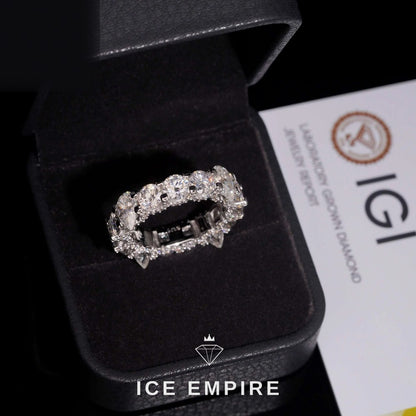 Iced Out 925 Silver Lab Grown Diamond Pendant
