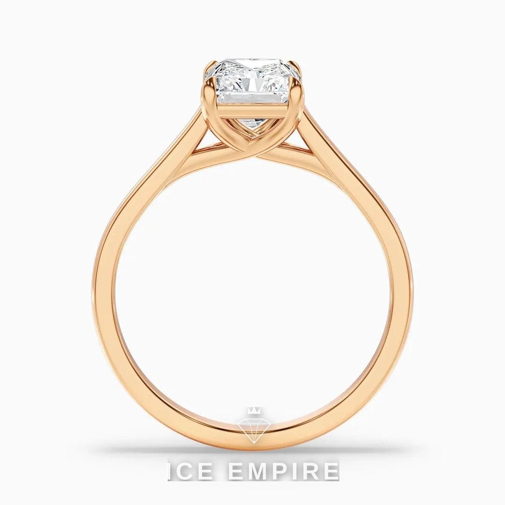 Iced Out 10K Gold Lab Grown Diamond Wedding Band