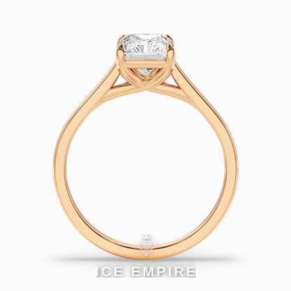 Iced Out 10K Gold Lab Grown Diamond Wedding Band