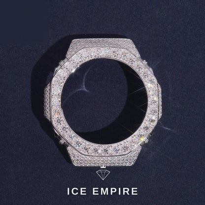 Iced Out 925 Silver Moissanite Watch