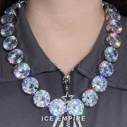 Iced Out 925 Silver Cuban Chain