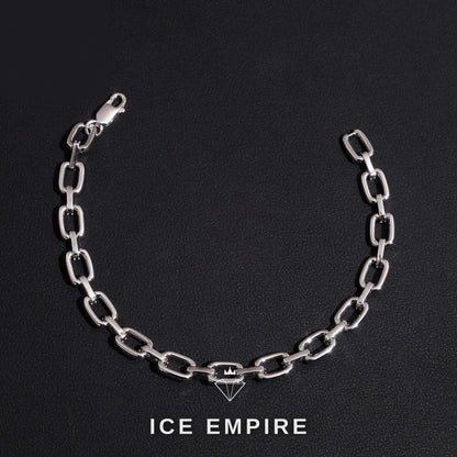 Iced Out Rose Gold Plated Moissanite Bracelet