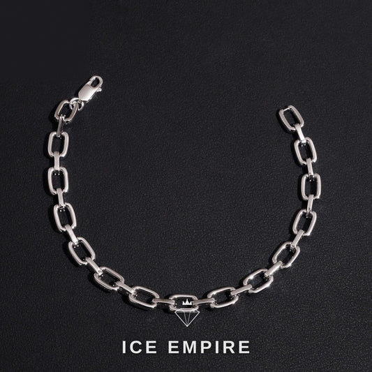Iced Out Rose Gold Plated Moissanite Bracelet