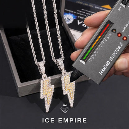 Iced Out 925 Silver Moissanite Pendant