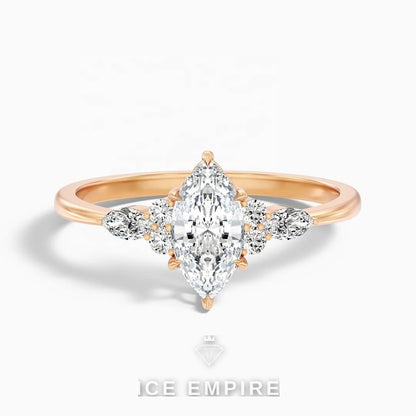 Iced Out 10K Gold Lab Grown Diamond Pendant