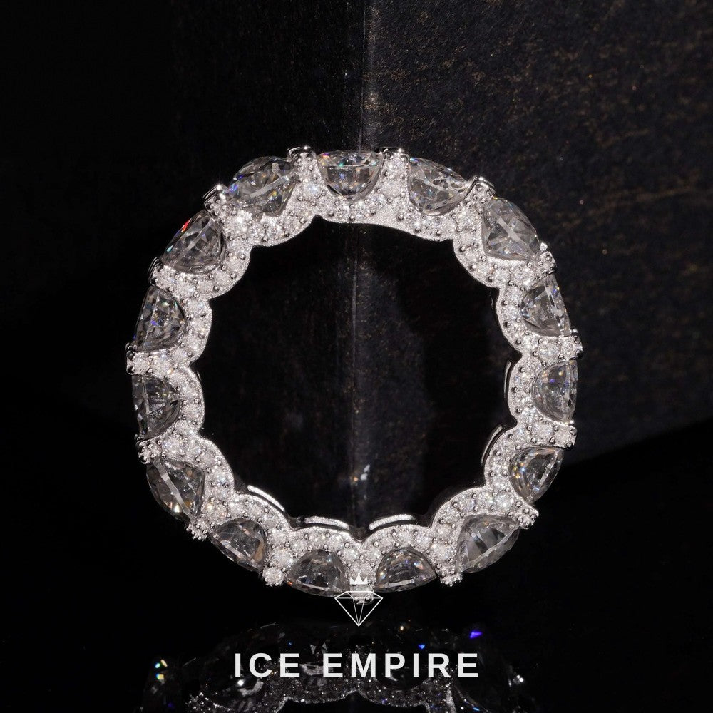 Iced Out 925 Silver Lab Grown Diamond Pendant