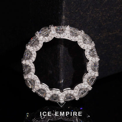 Iced Out 925 Silver Lab Grown Diamond Pendant