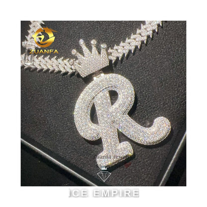 Iced Out 925 Silver Cuban Chain