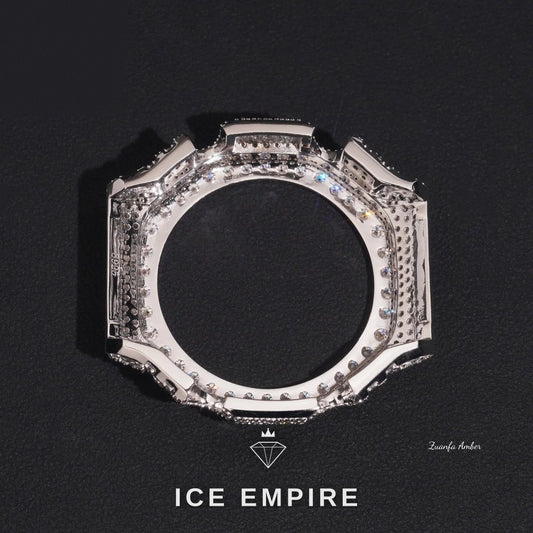 Iced Out Gold Plated Lab Grown Diamond Watch