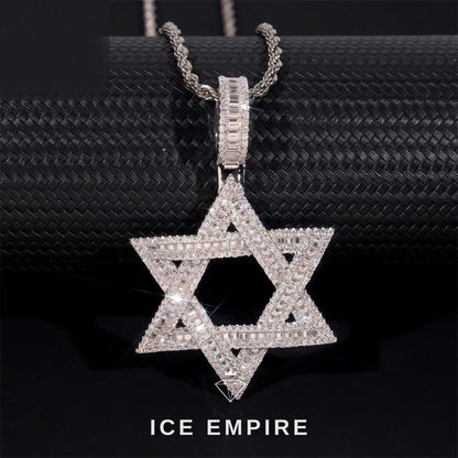 Iced Out 925 Silver Pendant