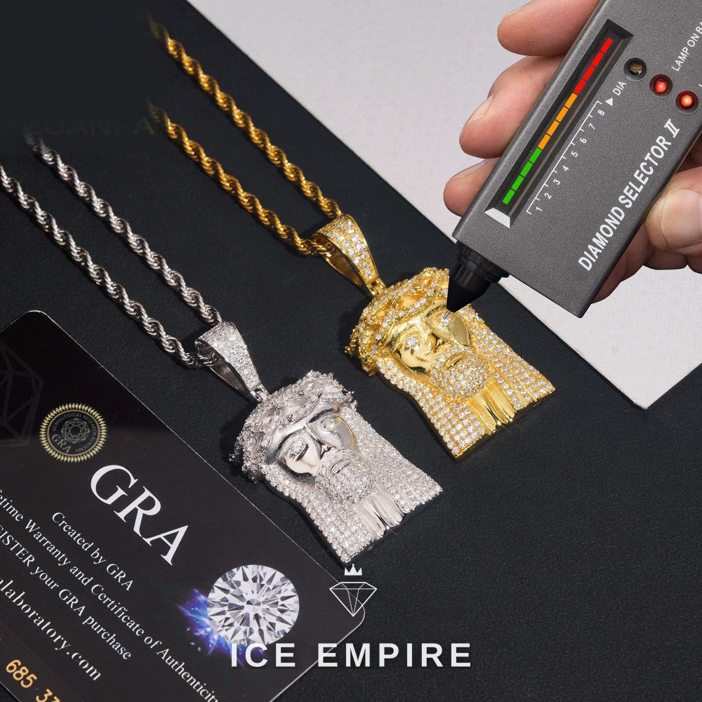 Iced Out Gold Plated Pendant