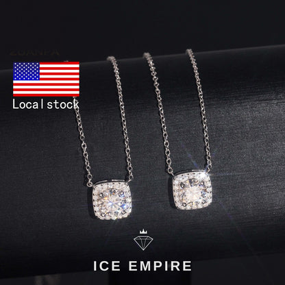 Iced Out Rose Gold Plated Moissanite Cuban Chain
