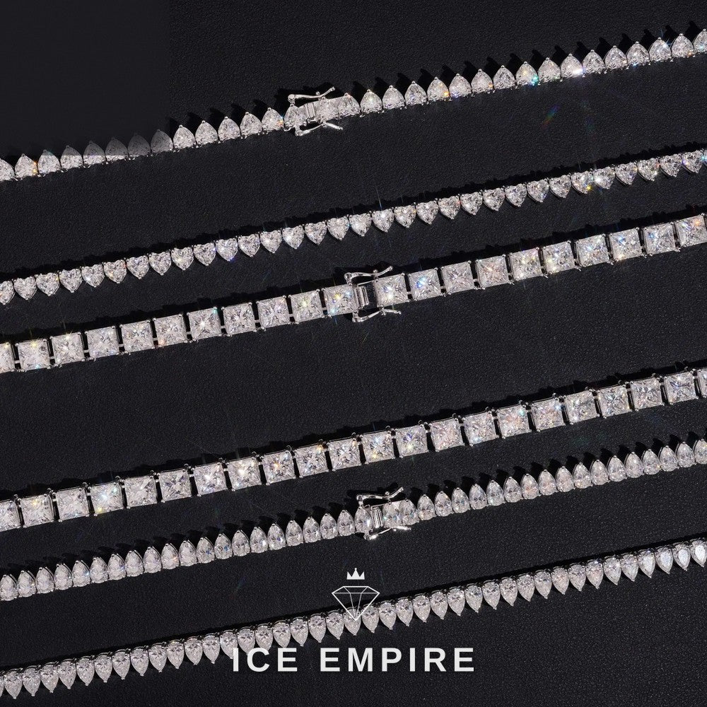 Iced Out Gold Plated Moissanite Cuban Chain