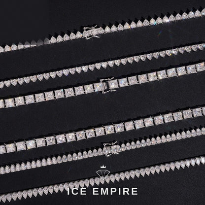 Iced Out Gold Plated Moissanite Cuban Chain
