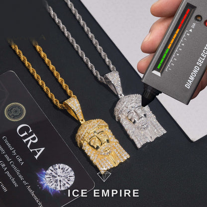 Iced Out Rose Gold Plated Pendant