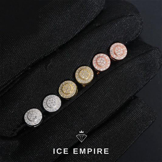 Iced Out 925 Silver Moissanite Earrings