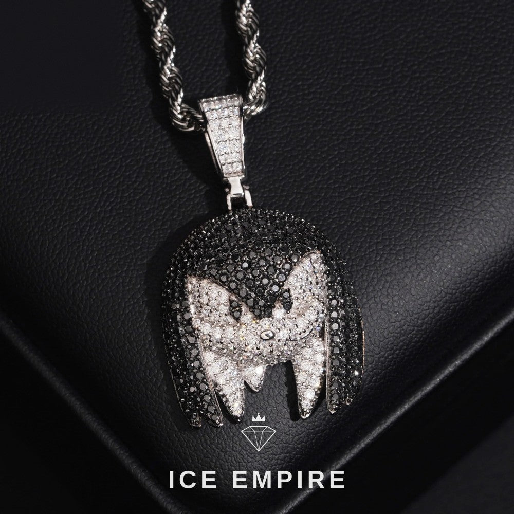 Iced Out 925 Silver Moissanite Pendant