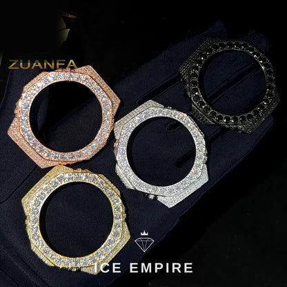 Iced Out 925 Silver Moissanite Watch