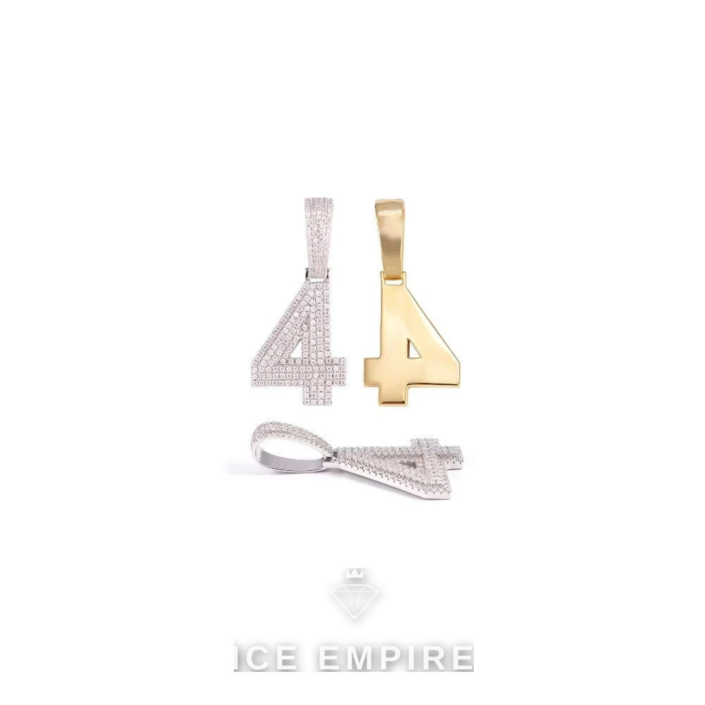 Iced Out 925 Silver Moissanite Pendant