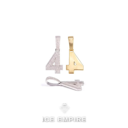 Iced Out 925 Silver Moissanite Pendant