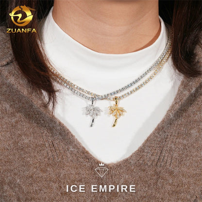 Iced Out 925 Silver Pendant