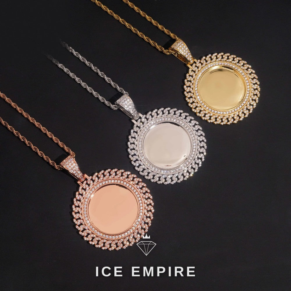 Iced Out Gold Plated Pendant