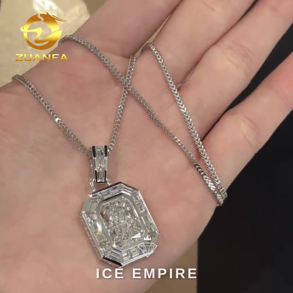 Iced Out Gold Plated Lab Grown Diamond Chain
