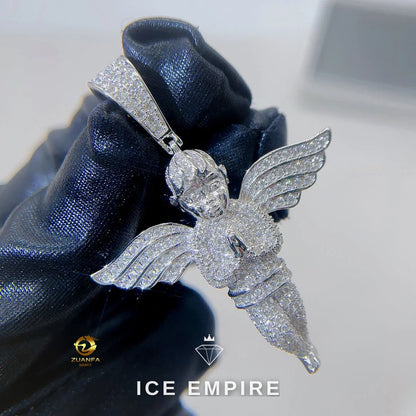 Iced Out Rose Gold Plated Pendant