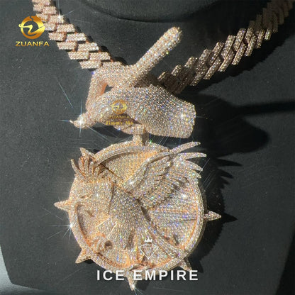 Iced Out 925 Silver Cuban Chain