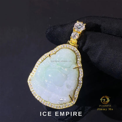 Iced Out 925 Silver Moissanite Pendant