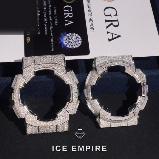 Iced Out 925 Silver Moissanite Watch