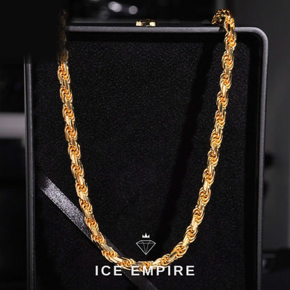 Iced Out 925 Silver Moissanite Cuban Chain