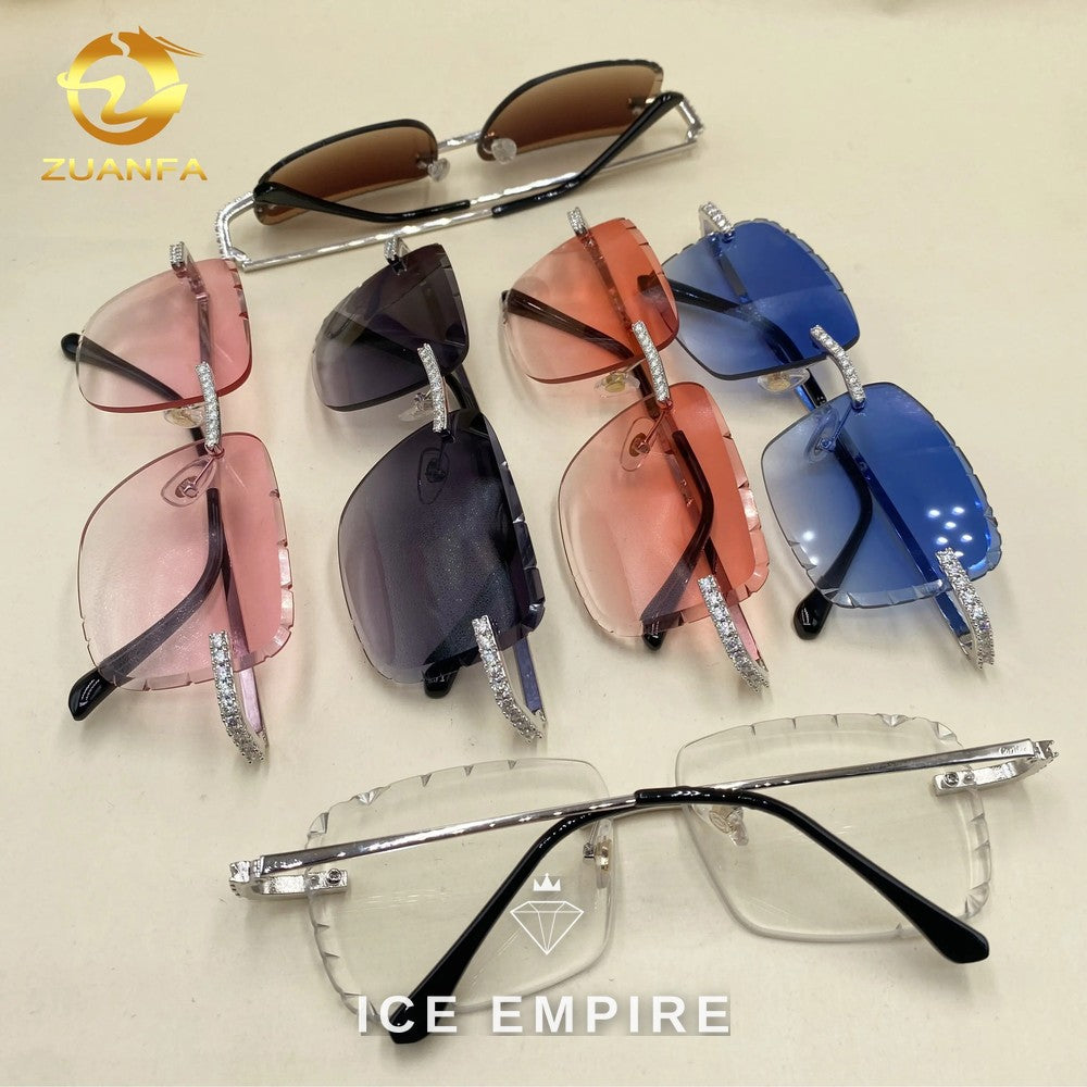 Iced Out 925 Silver Glasses