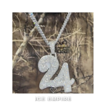 Iced Out 925 Silver Moissanite Pendant
