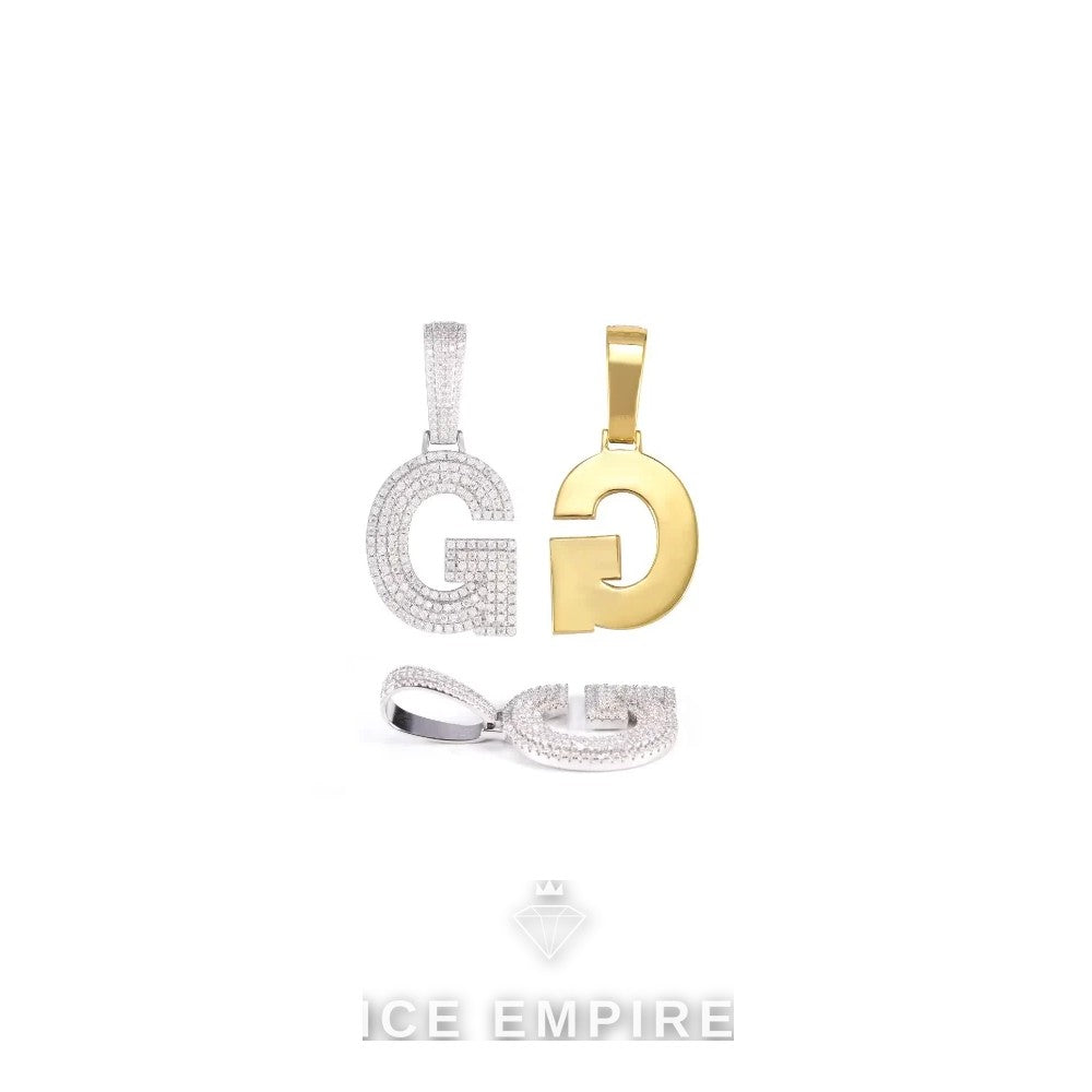 Iced Out 925 Silver Moissanite Pendant