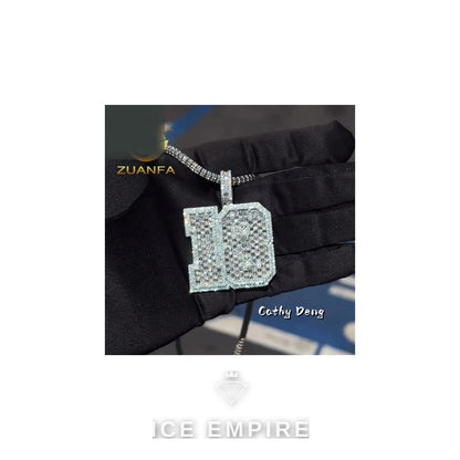 Iced Out Baguette Rose Gold Plated Cuban Chain